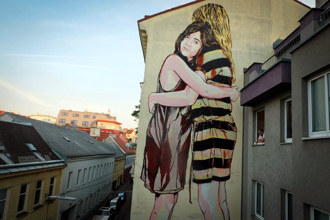 Jana & JS New Mural – Vienna, Austria – StreetArtNews