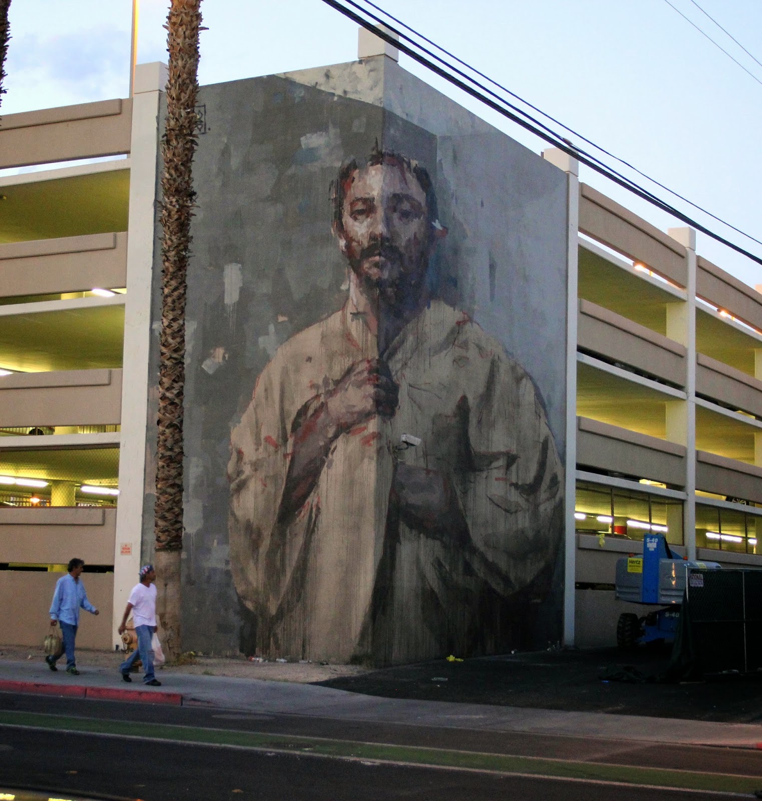 Borondo creates “Corner”, an anamorphic mural in Las Vegas for JustKids