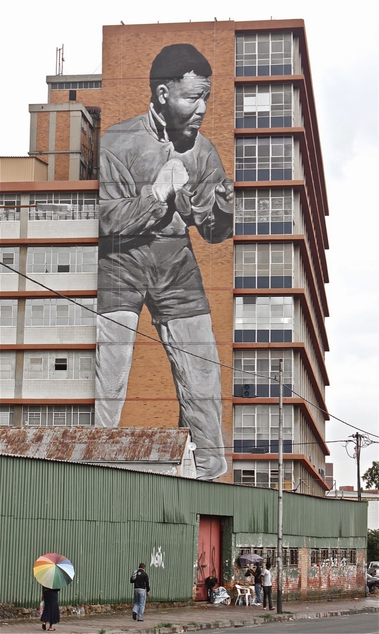 Freddy Sam I Am Because We Are New Madiba Tribute Mural 