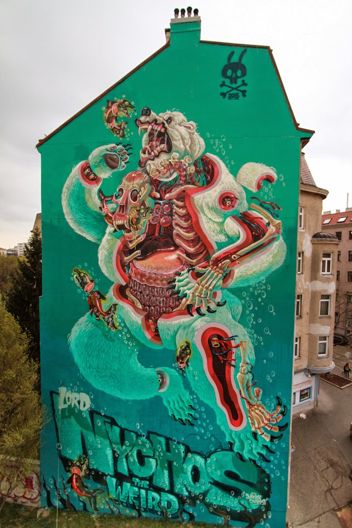 Nychos "Dissection Of A Polar Bear", a 5 stories piece in Vienna