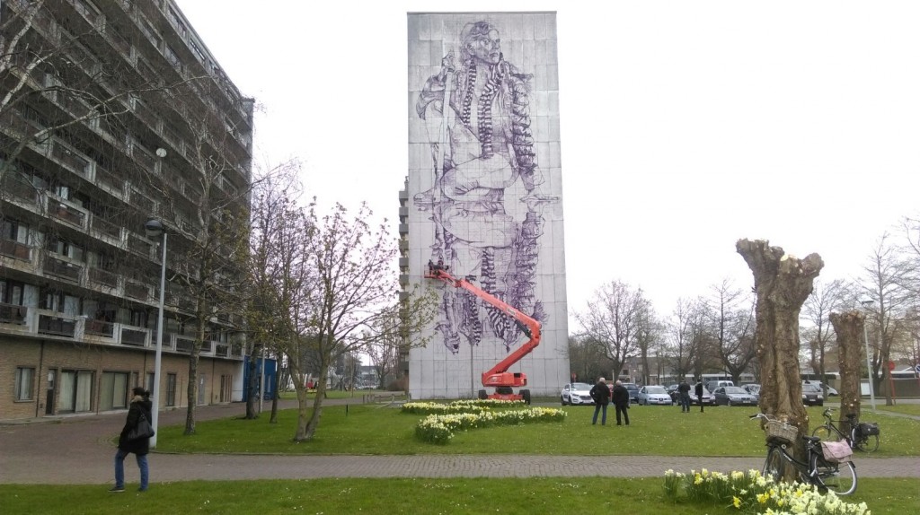 The Crystal Ship: Work In Progress by Fintan Magee in Oostende, Belgium ...