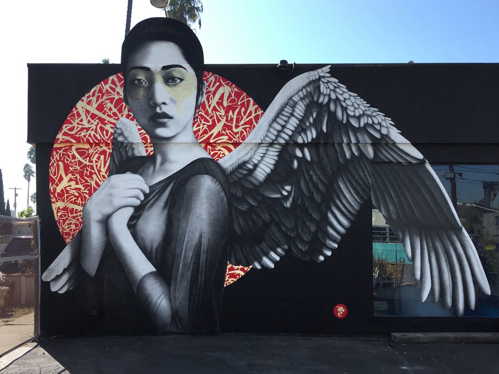 “Resurrection of Angels” by Fin DAC in Los Angeles – StreetArtNews