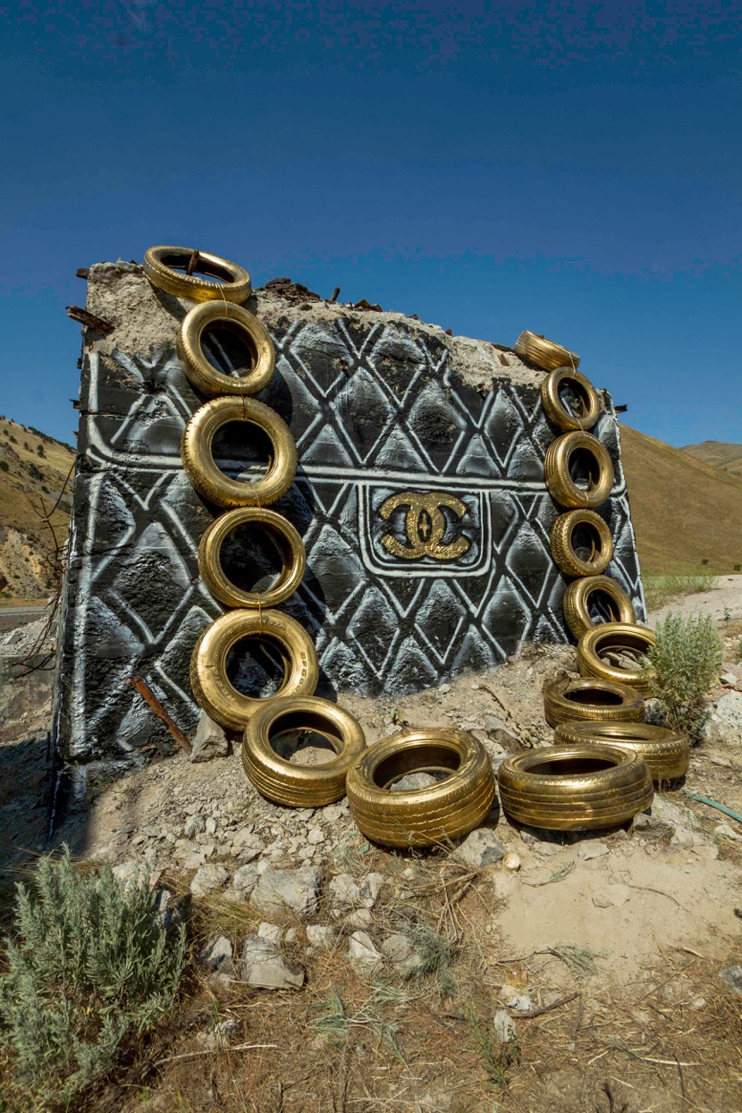 Los Angeles-based artist turns concrete ruins into luxury handbags, News