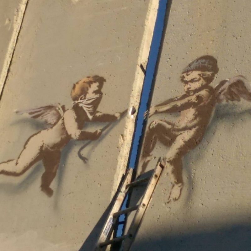 “Peace On Earth” & “Angels” by Banksy in Bethlehem – StreetArtNews