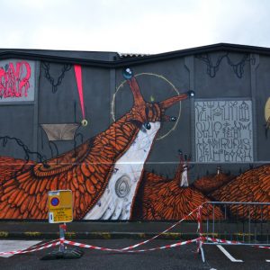 Paint It Black” a new mural by Shepard Fairey in Munich, Germany –  StreetArtNews