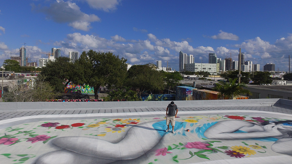“The Wild Rose” by Fin DAC for Wynwood Walls, Miami Artes & contextos finDAC Miami 2