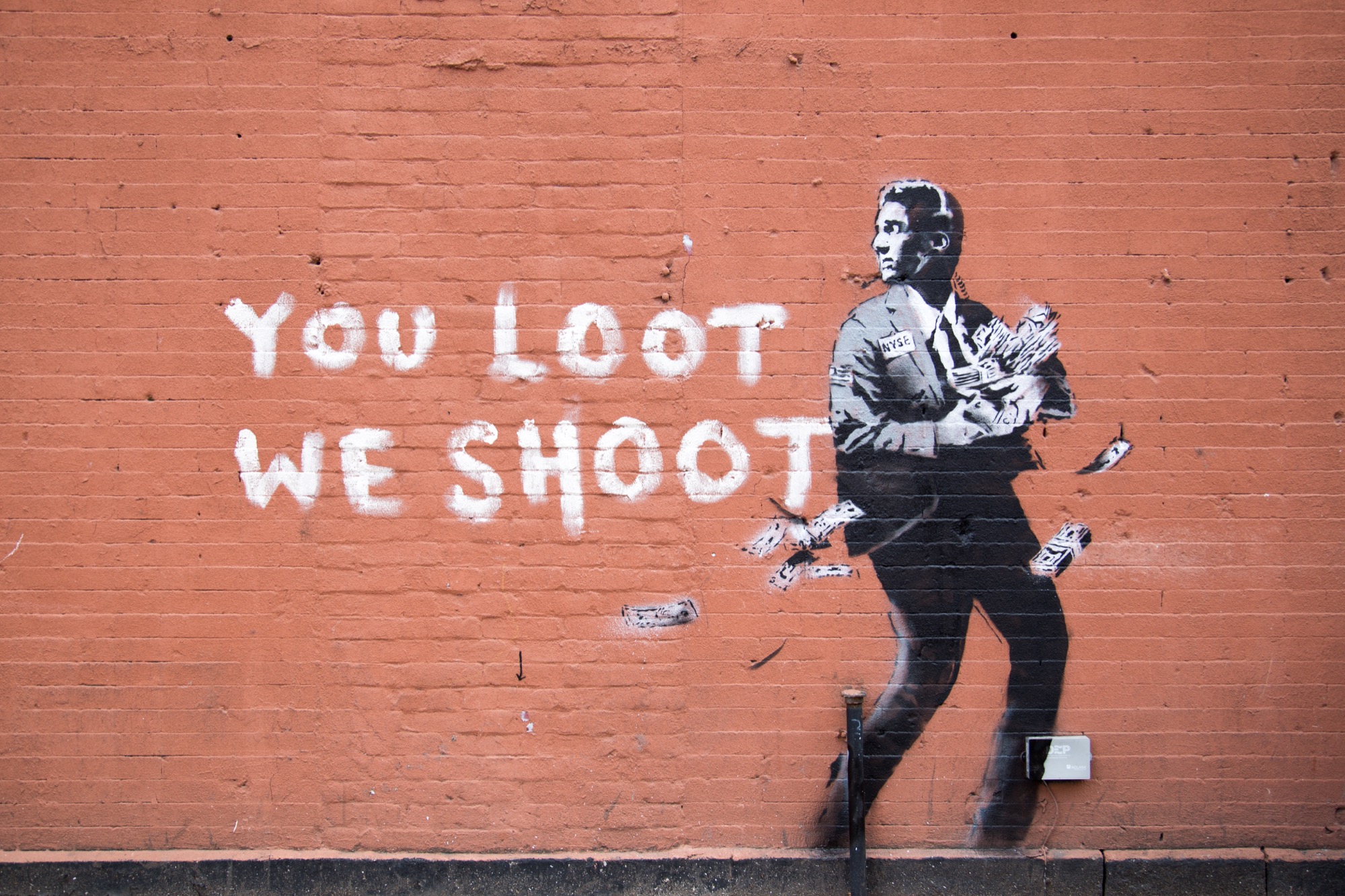 Banksy You Loot We Shoot NEW YORK CITY