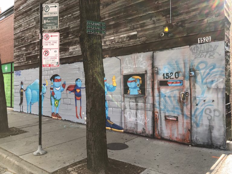 Cranio Creates “Jungle” Of Colorful New Works In Chicago – StreetArtNews