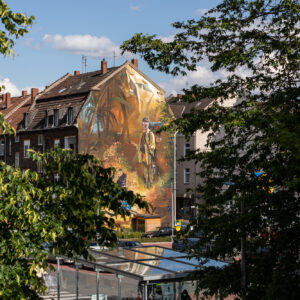 TWOONE unveils a large mural at Urban Spree in Berlin, Germany ...