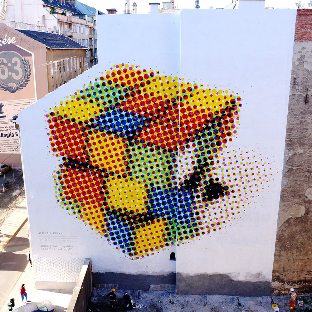 “Rubik-Cube” de Neopaint Works em Budapest Artes & contextos Rubik Budapest 5