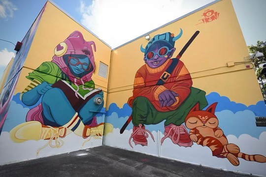 Ten Hundred Mural in Miami, Florida