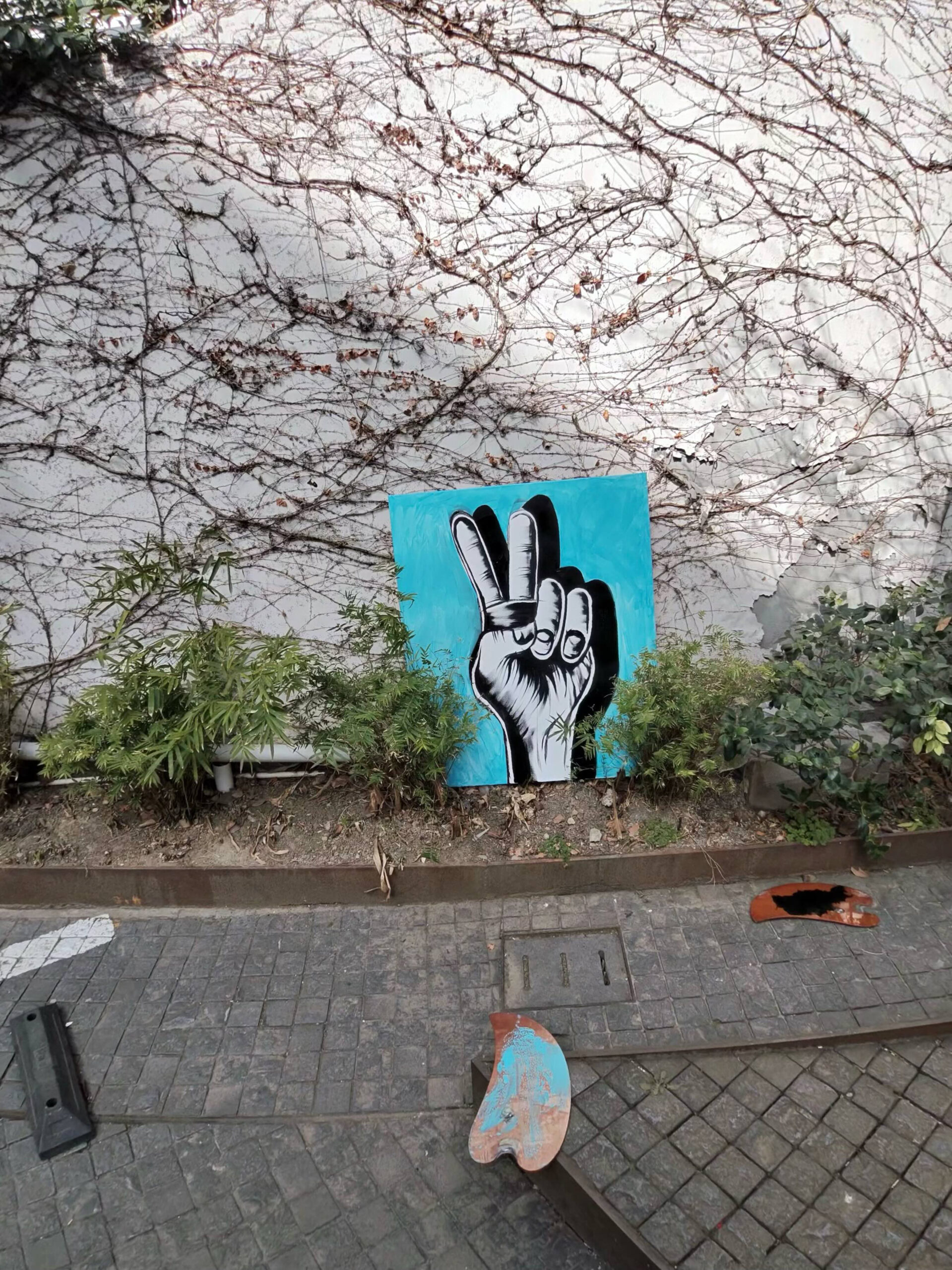 Kyle Holbrook Paints Live Peace Mural in Shanghai’s M50 Art D...